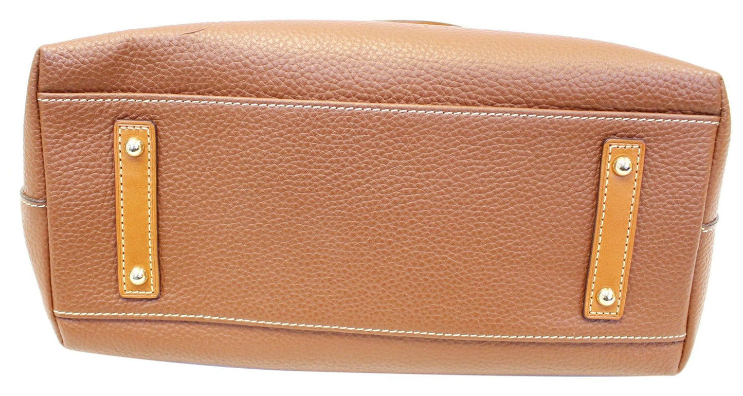 Dooney and Bourke Top Handle Brown Leather Shoulder Bag