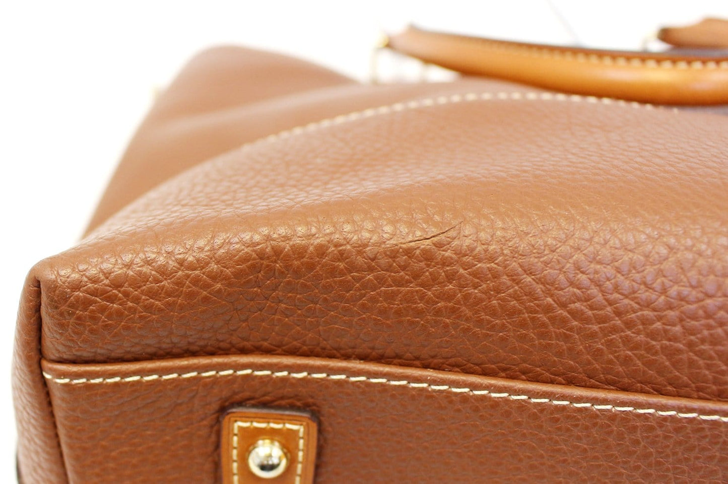 Dooney and Bourke Top Handle Brown Leather Shoulder Bag