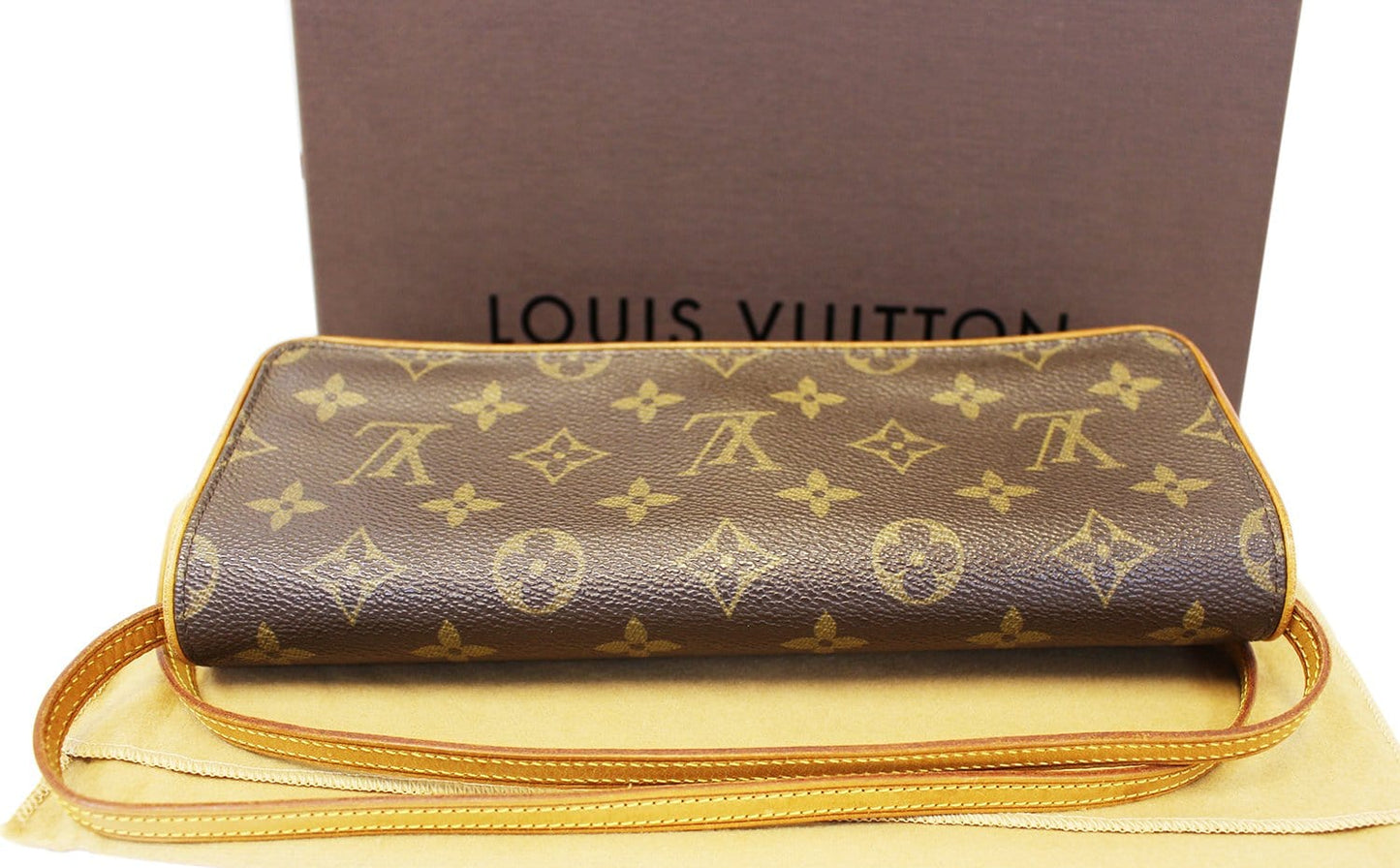 LOUIS VUITTON Pochette Twin GM Monogram Canvas Shoulder Bag