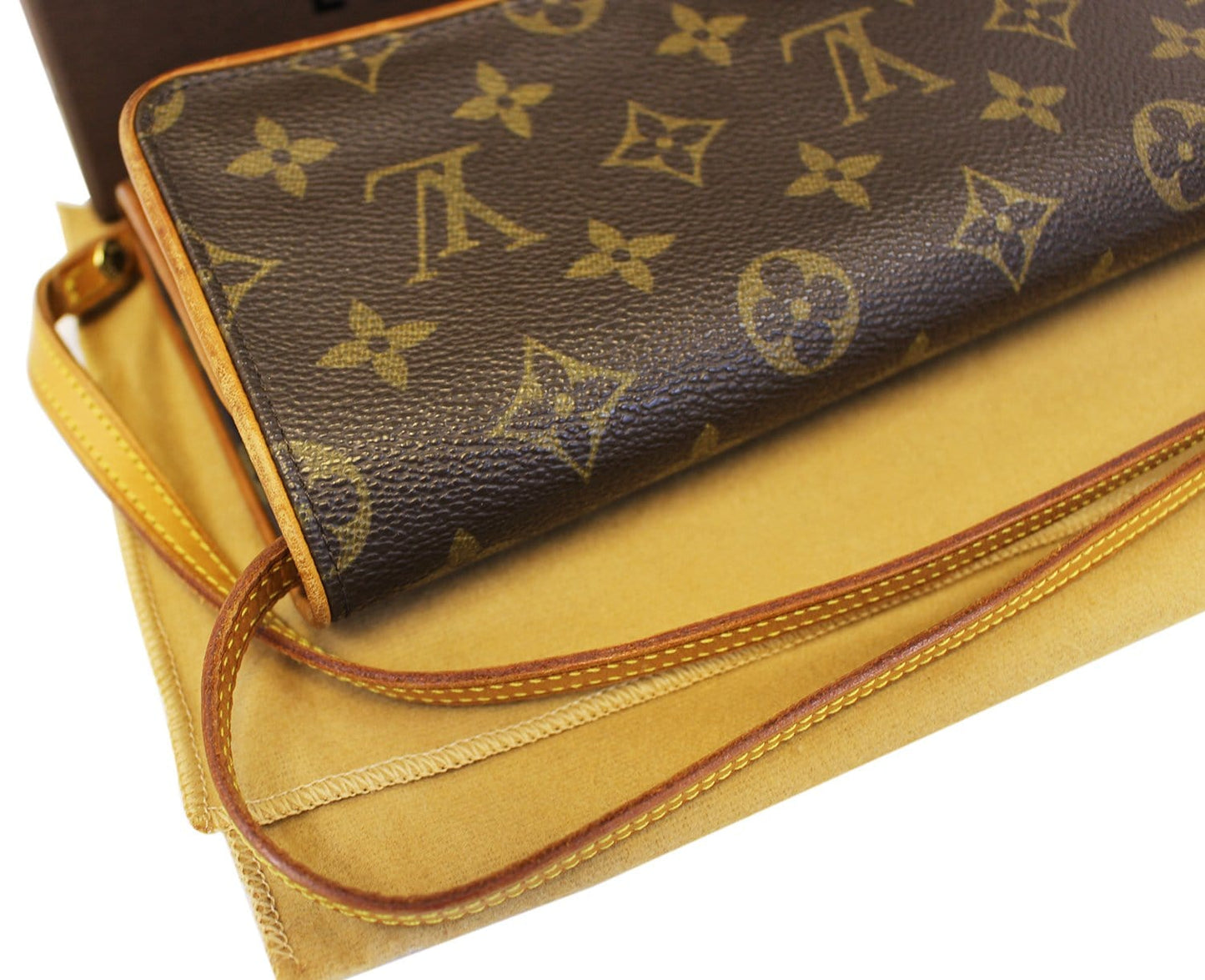 LOUIS VUITTON Pochette Twin GM Monogram Canvas Shoulder Bag