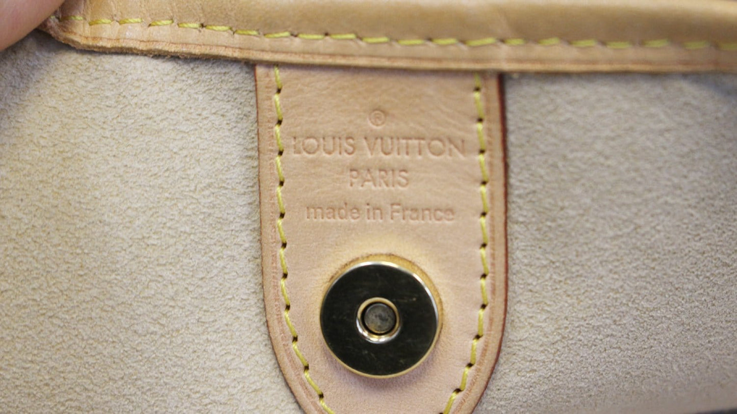 LOUIS VUITTON Monogram Galliera PM Brown Shoulder Handbag