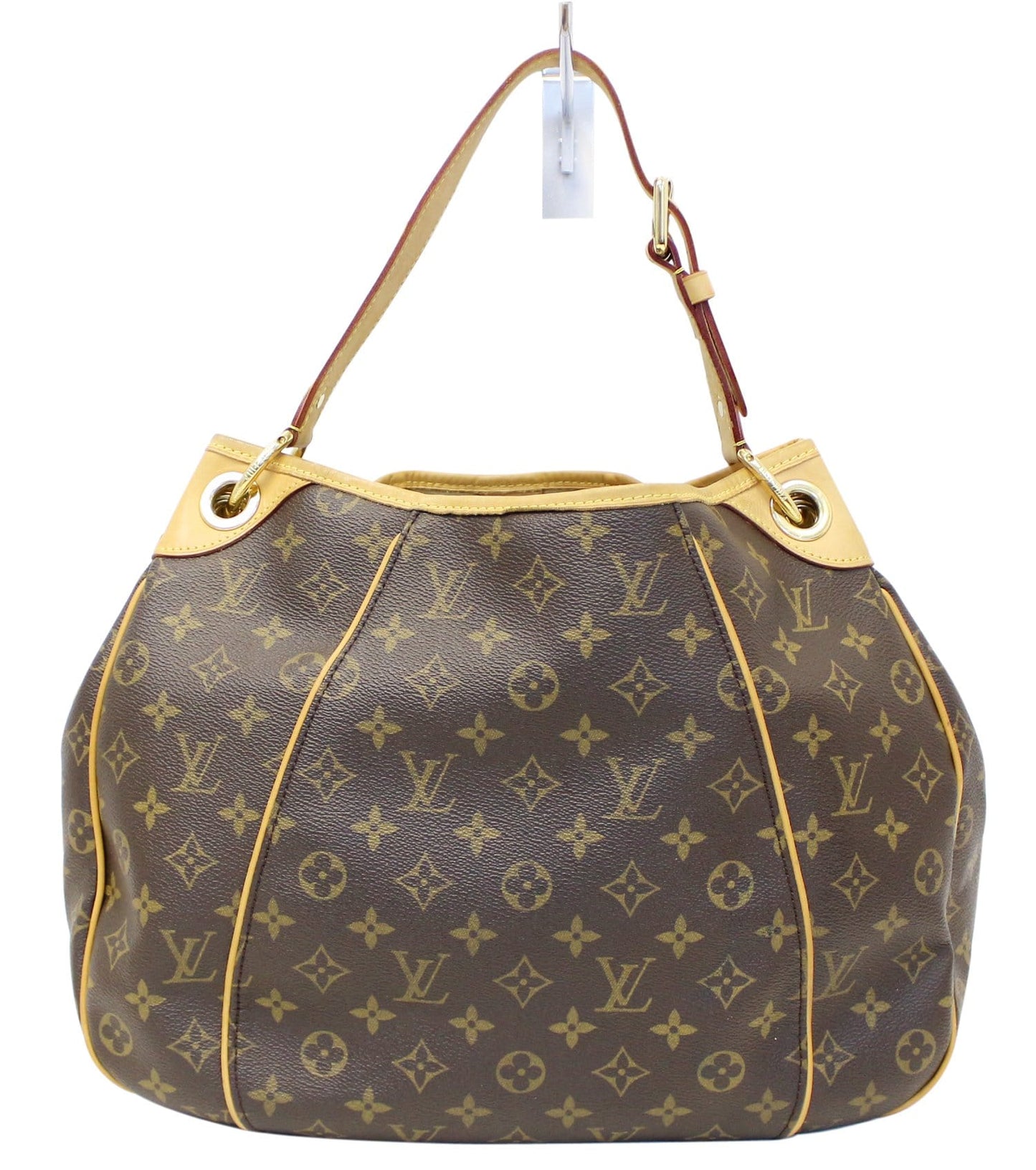 LOUIS VUITTON Monogram Galliera PM Brown Shoulder Handbag