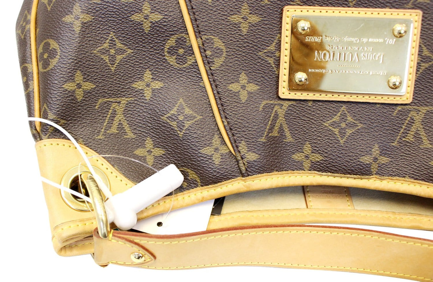 LOUIS VUITTON Monogram Galliera PM Brown Shoulder Handbag