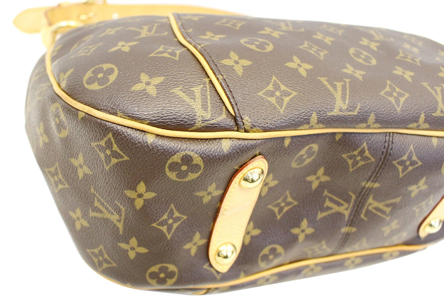 LOUIS VUITTON Monogram Galliera PM Brown Shoulder Handbag