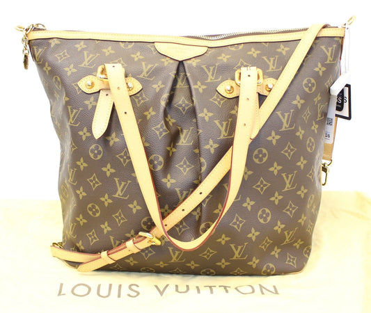 LOUIS VUITTON Monogram Canvas Palermo GM Tote Shoulder Bag