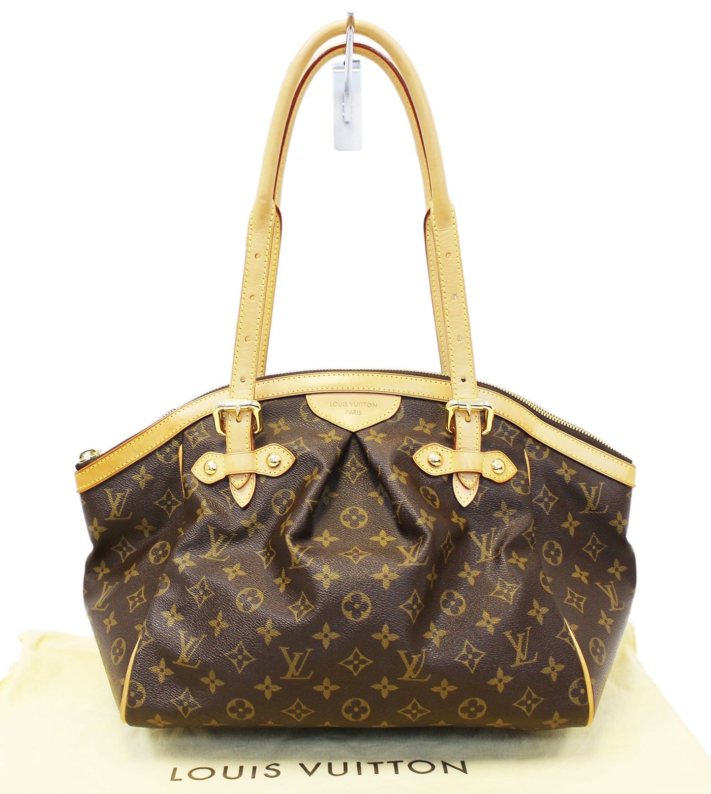 LOUIS VUITTON Monogram Tivoli GM Brown Tote Shoulder Bag