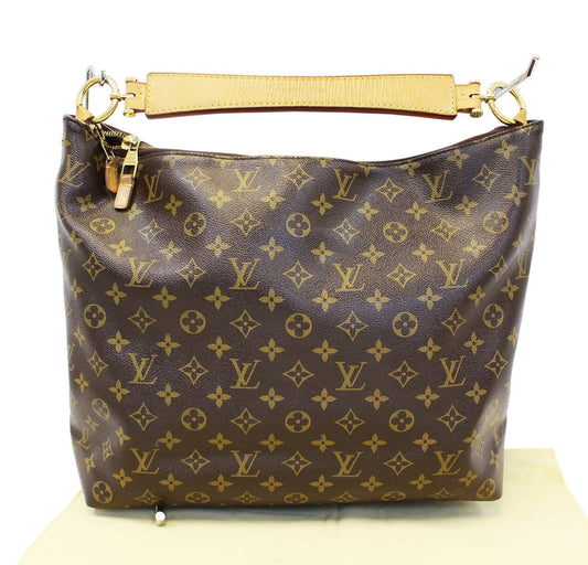 LOUIS VUITTON  Shoulder Bag Monogram Canvas Sully MM Brown