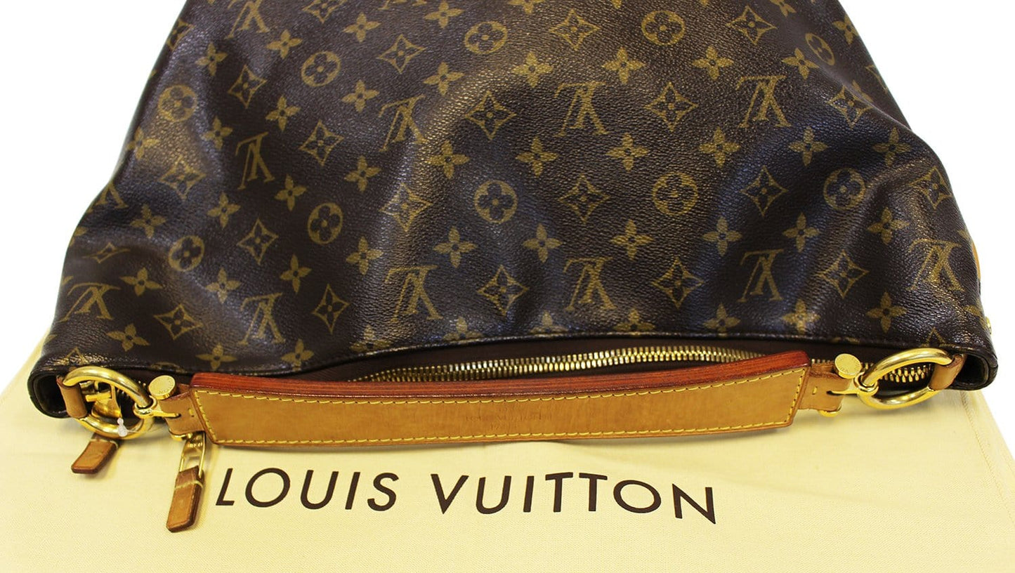 LOUIS VUITTON  Shoulder Bag Monogram Canvas Sully MM Brown