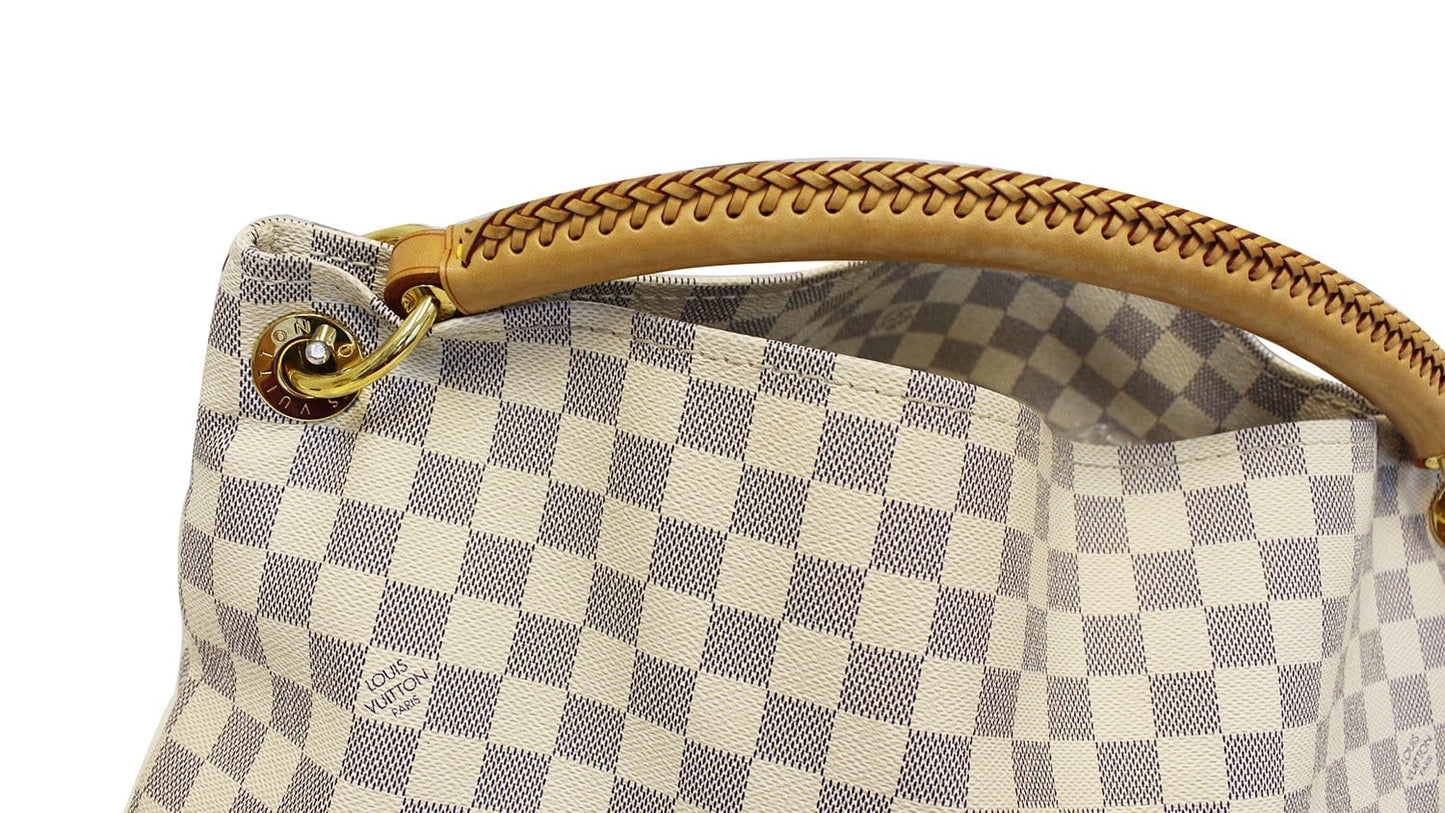 LOUIS VUITTON Damier Azur Artsy GM Shoulder Bag Limited