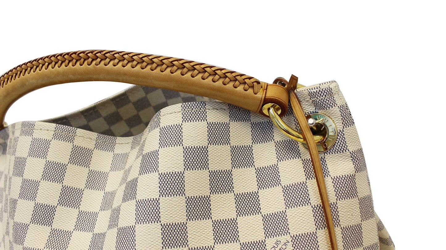 LOUIS VUITTON Damier Azur Artsy GM Shoulder Bag Limited