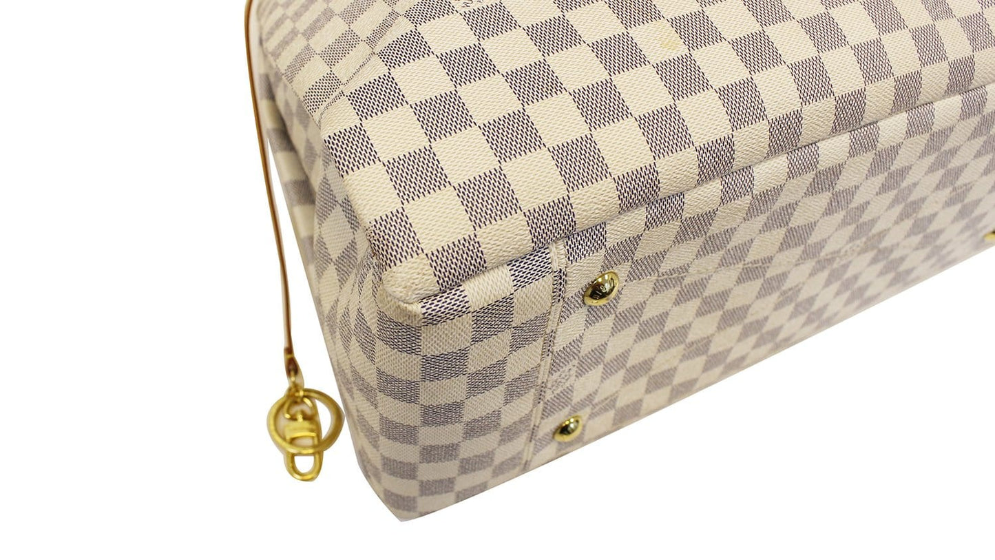 LOUIS VUITTON Damier Azur Artsy GM Shoulder Bag Limited
