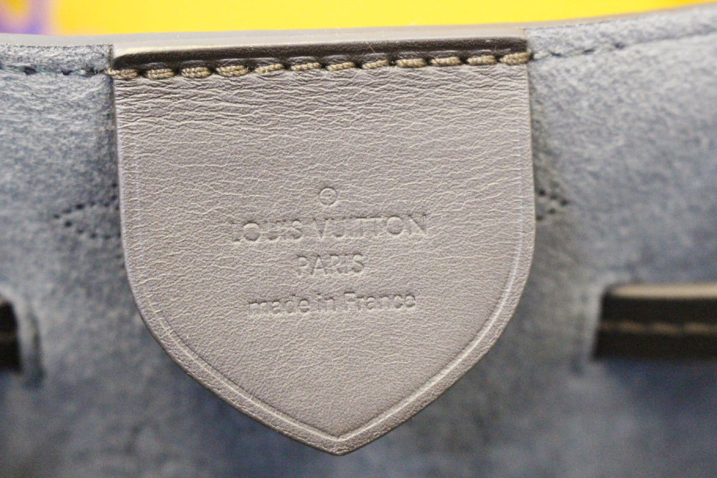 LOUIS VUITTON Girolata Mahina Black Monogram Leather Shoulder Bag