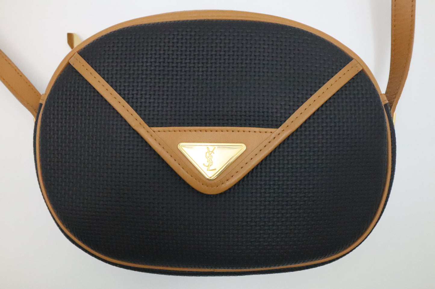 YSL Saint Laurent Shoulder Bag in Black Canvas
