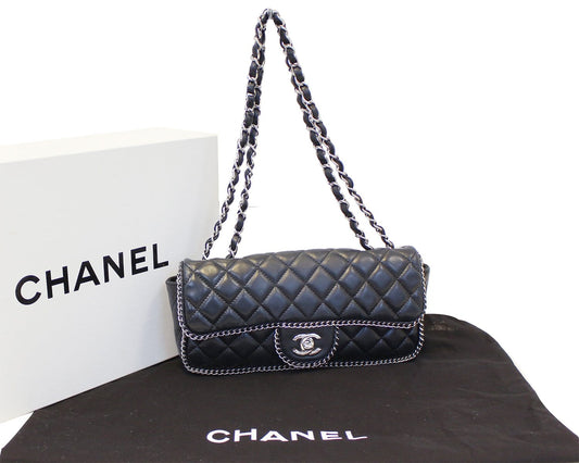 CHANEL Classic Flap Chain Trim Shoulder Bag