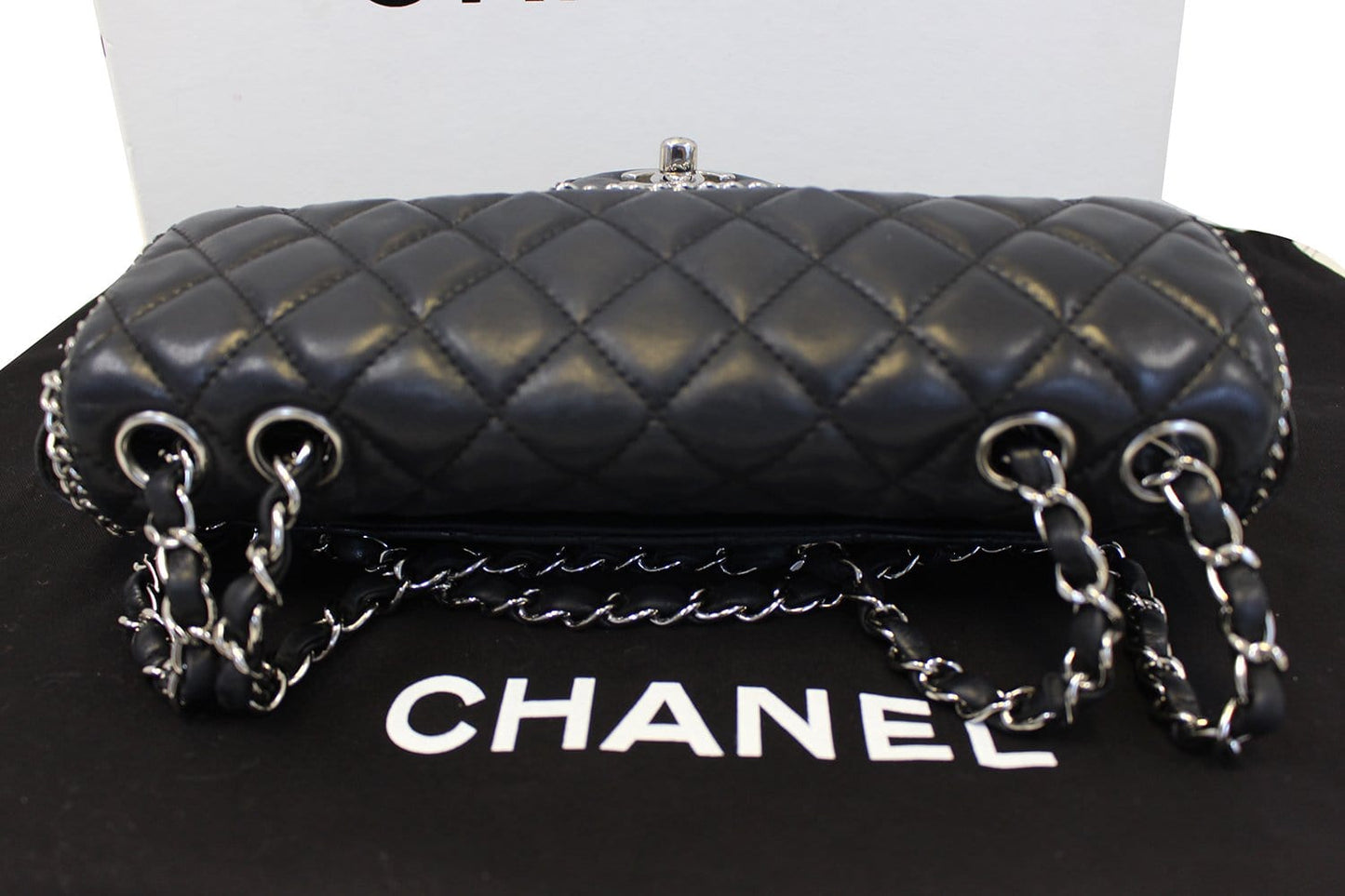 CHANEL Classic Flap Chain Trim Shoulder Bag