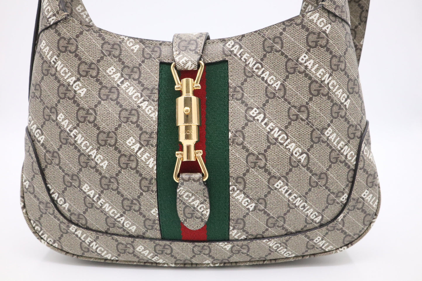 Gucci x Balenciaga Jackie in GG Supreme Canvas