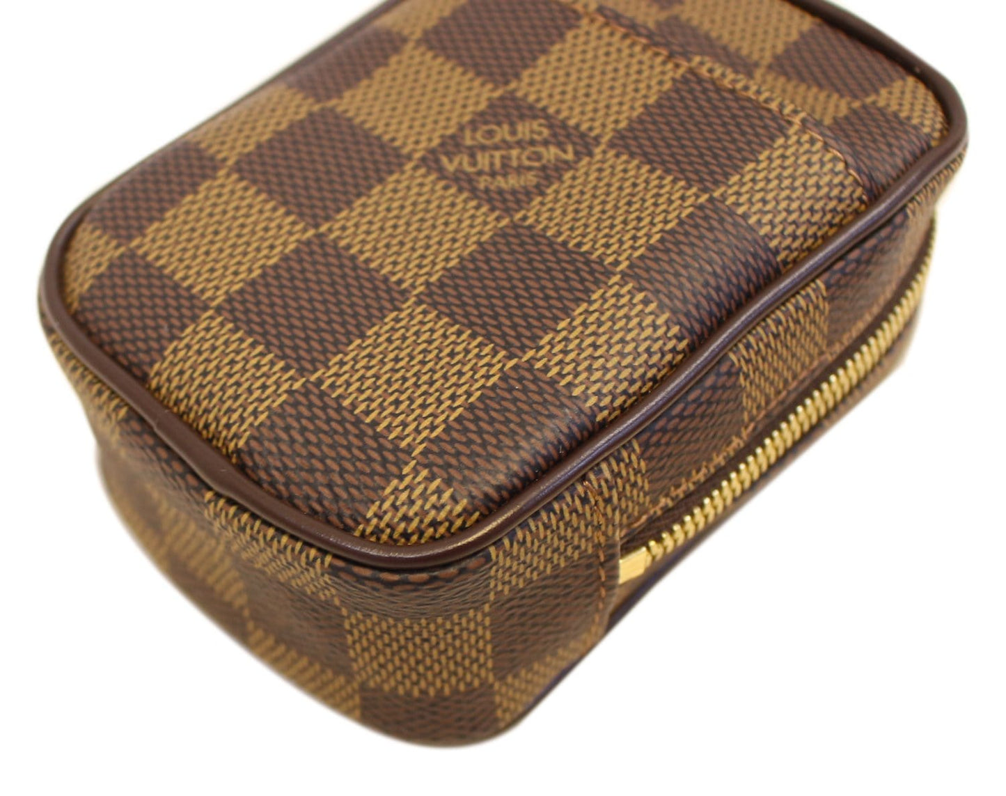 LOUIS VUITTON Damier Ebene Etui Okapi PM Shoulder Pouch