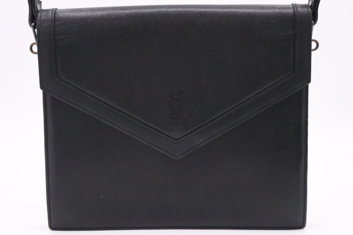 YSL Saint Laurent Shoulder Bag in Black Leather