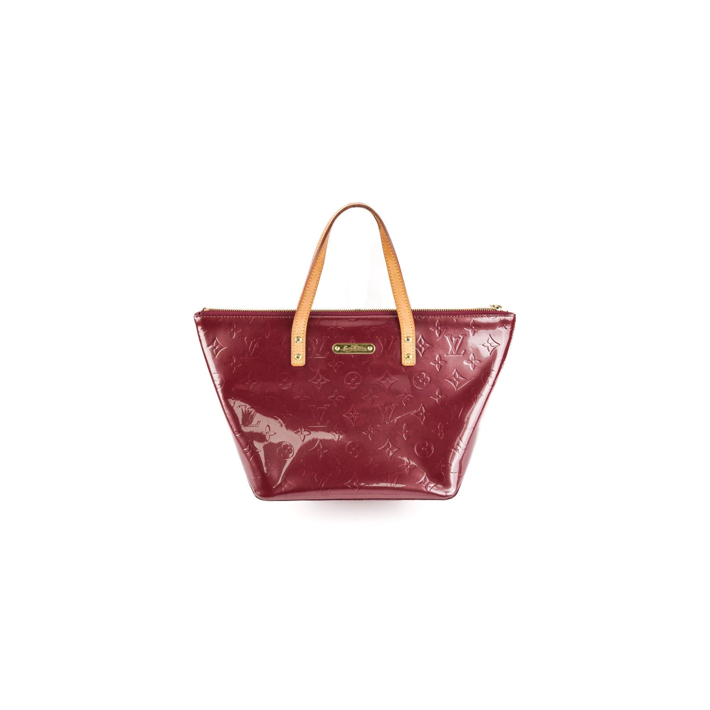 Louis Vuitton Burgundy Patent PM Tote Bag