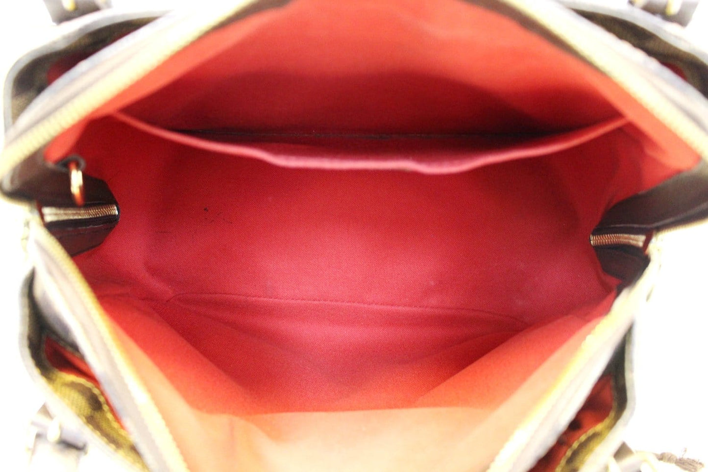 LOUIS VUITTON Damier Ebene Belem MM Brown Shoulder Bag