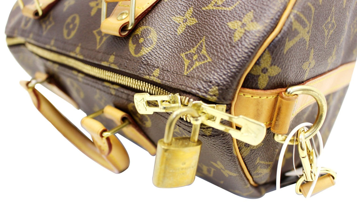 LOUIS VUITTON Monogram Canvas Bandouliere Speedy 30 Bag
