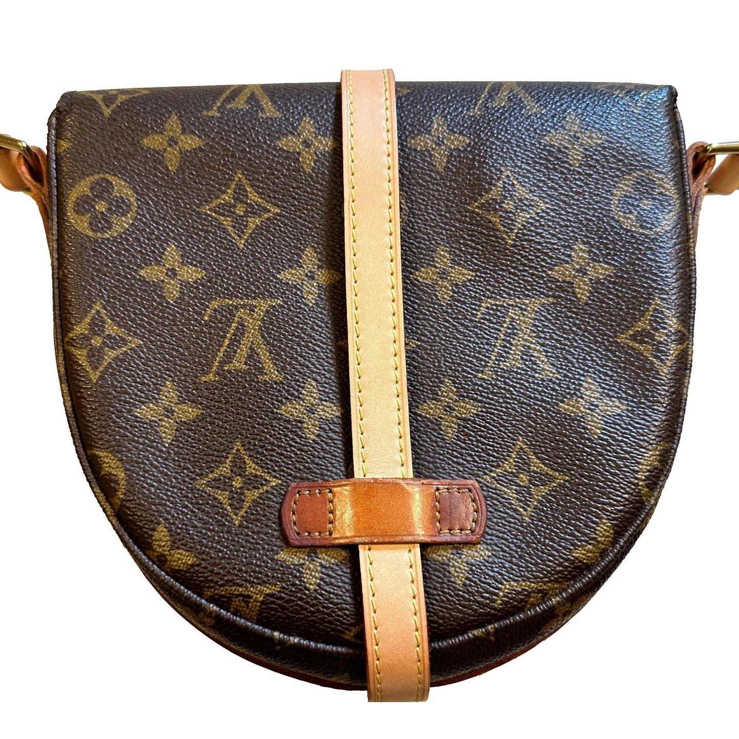 Louis Vuitton Chantilly PM Brown Monogram Leather Shoulder Bag