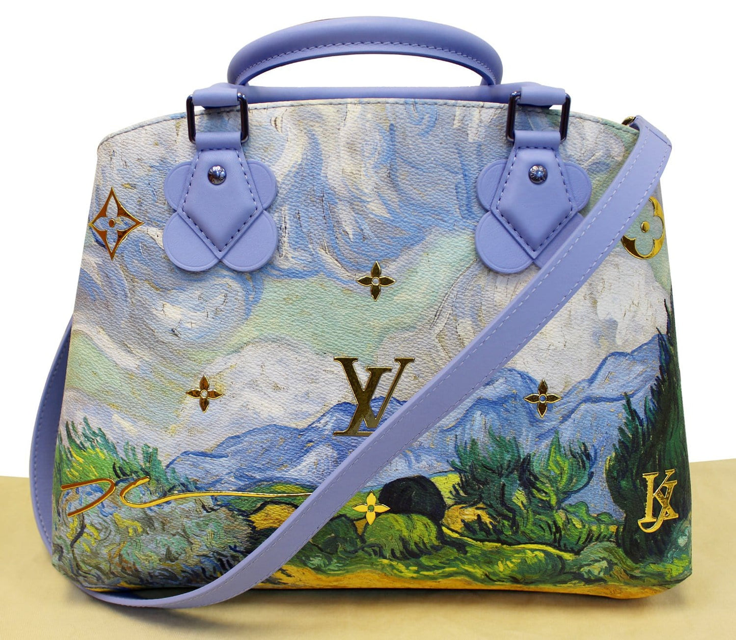 LOUIS VUITTON Montaigne MM Van Gogh Masters LV X Koon Shoulder Bag