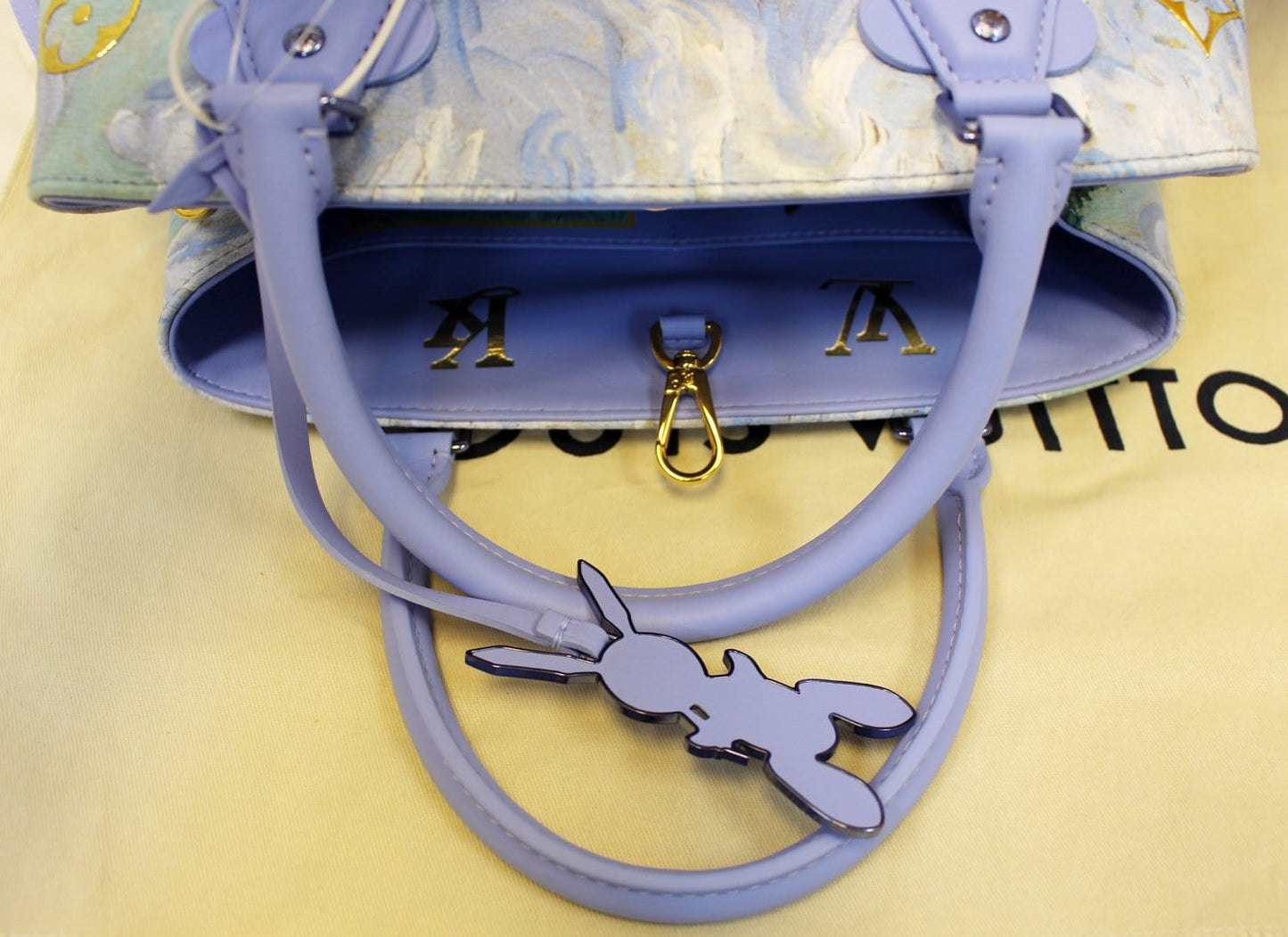 LOUIS VUITTON Montaigne MM Van Gogh Masters LV X Koon Shoulder Bag