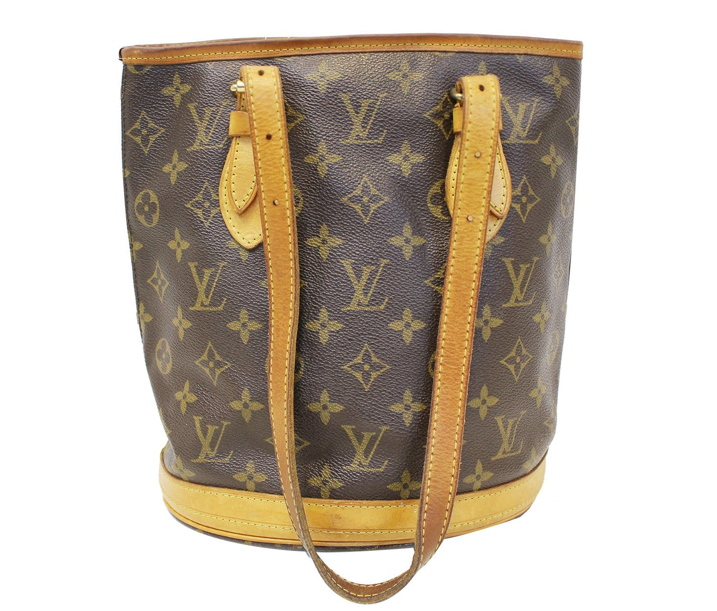 LOUIS VUITTON Monogram Canvas Petit Bucket Shoulder Bag