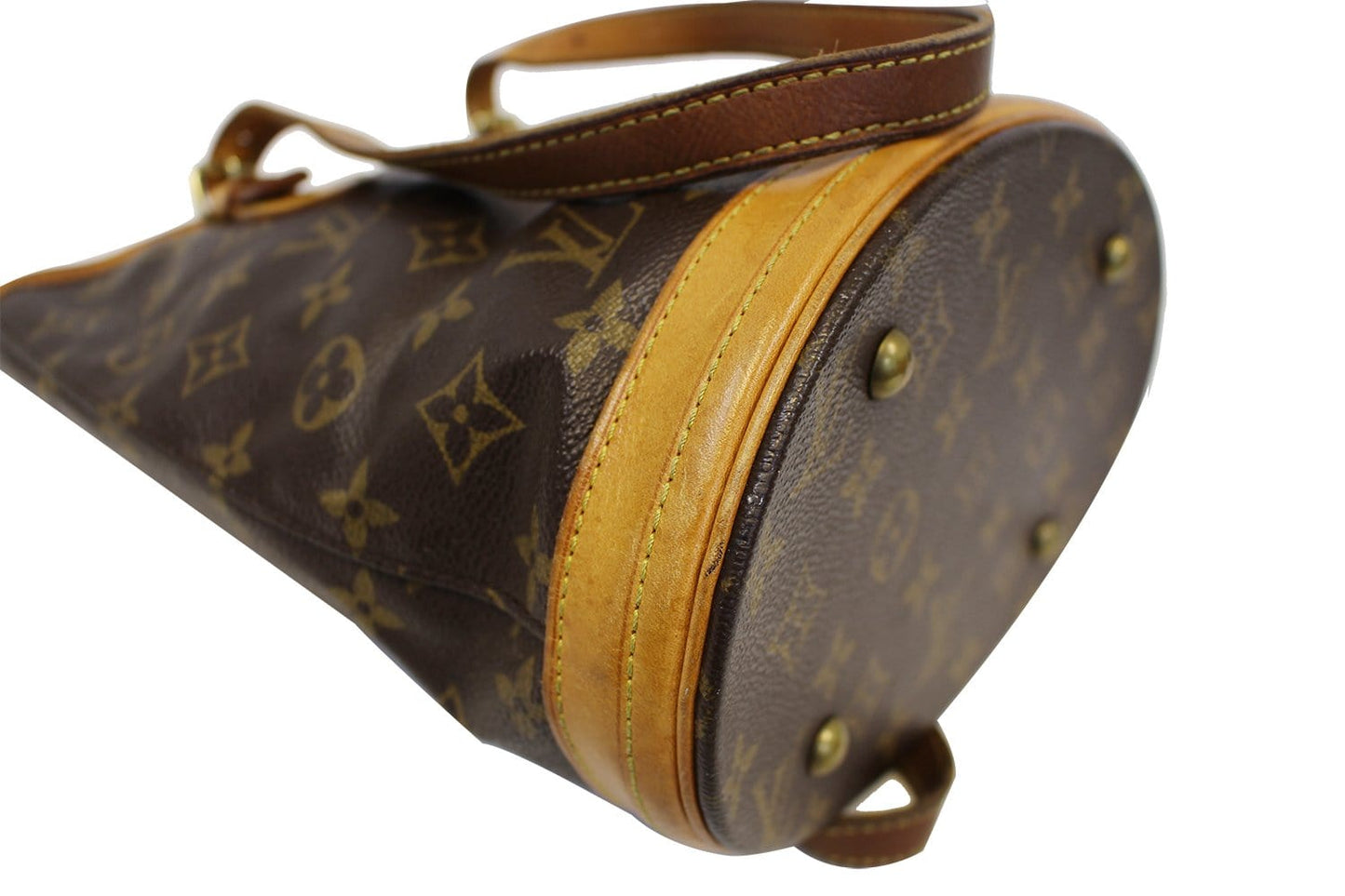 LOUIS VUITTON Monogram Canvas Petit Bucket Shoulder Bag