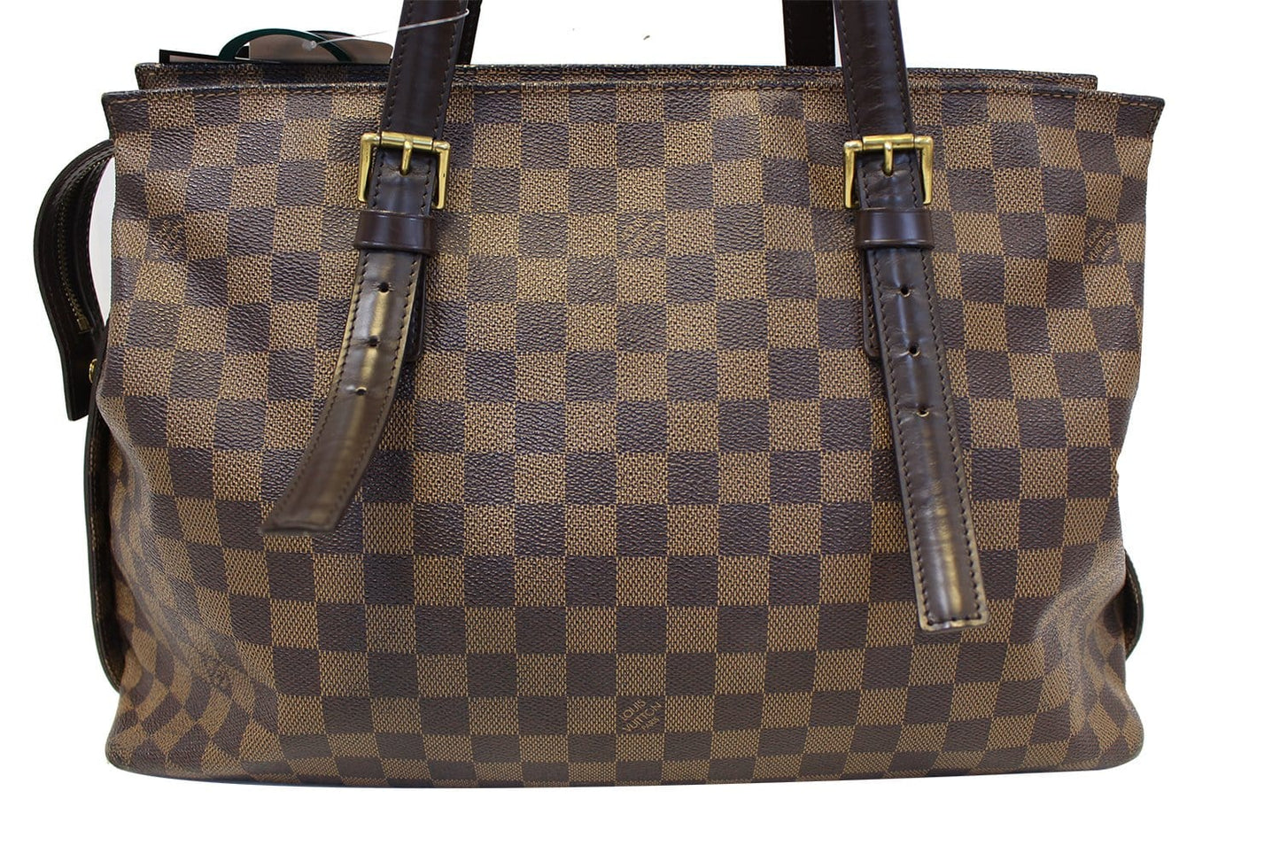 LOUIS VUITTON Damier Ebene Chelsea Large Shoulder Bag