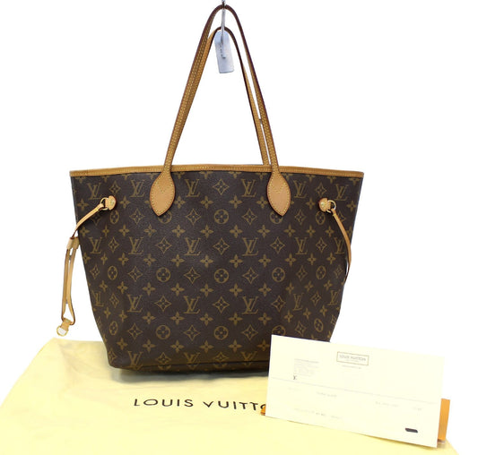 LOUIS VUITTON Monogram Canvas Neverfull MM Shoulder Bag