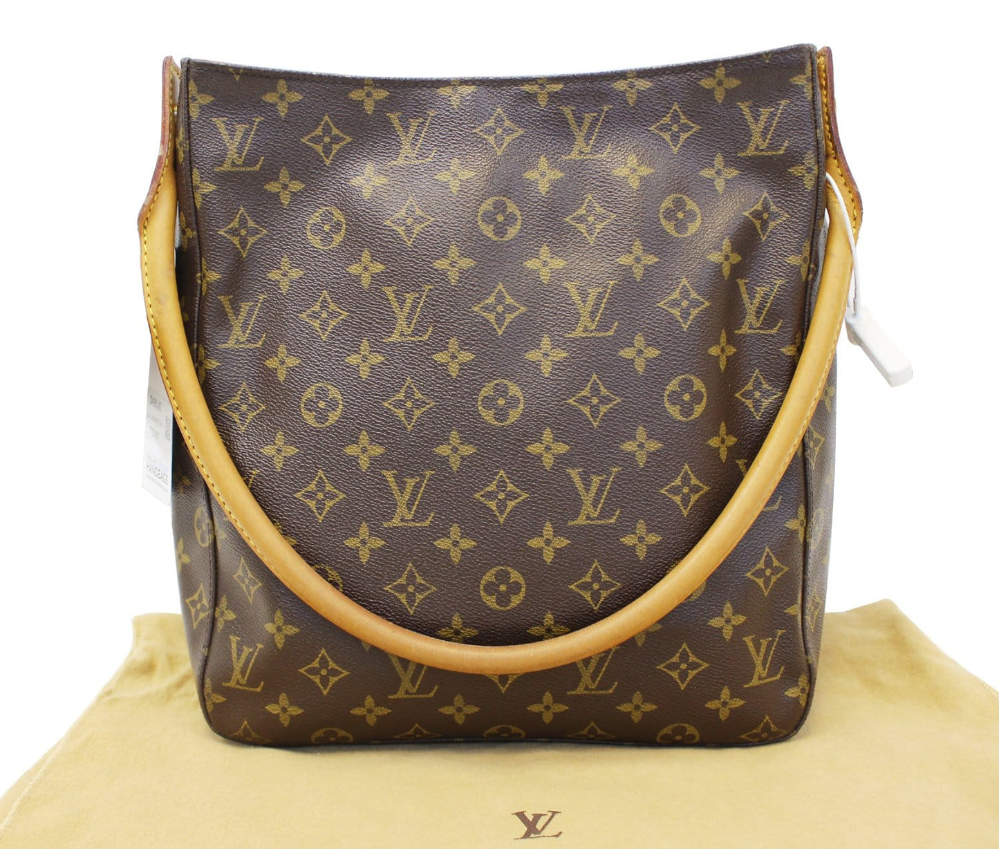 LOUIS VUITTON Monogram Canvas Looping GM Brown Shoulder Bag