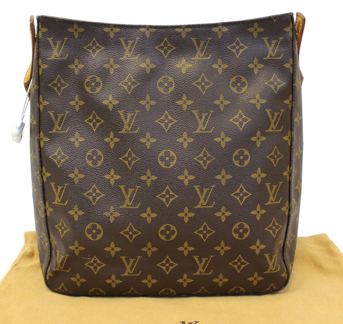 LOUIS VUITTON Monogram Canvas Looping GM Brown Shoulder Bag