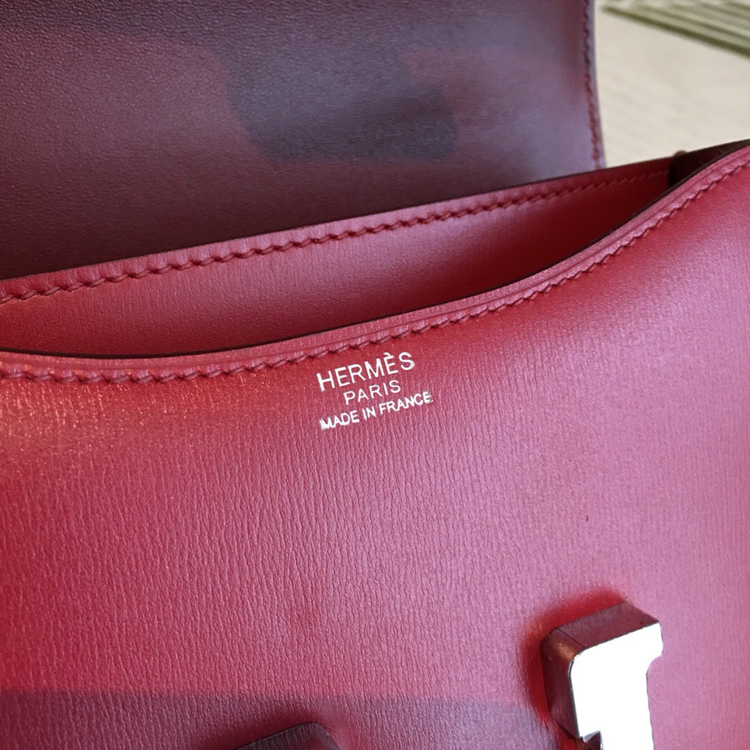 Top Quality Constance Burgundy For Women SiTop Qualityer Toned Hardware 7.4in/19cm