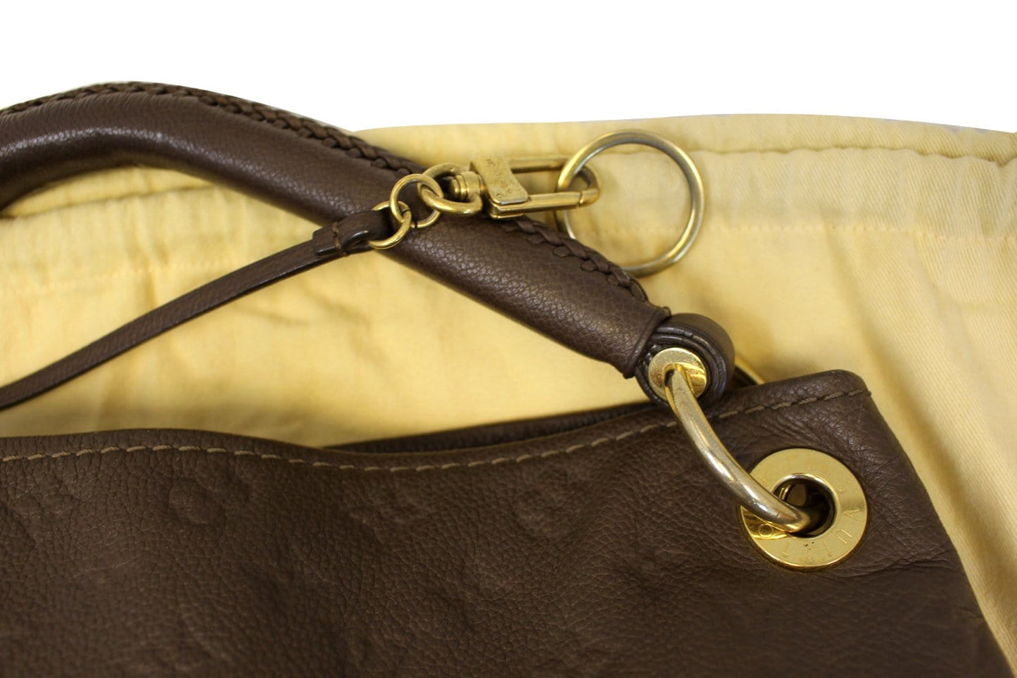 LOUIS VUITTON Artsy MM Empreinte Leather Terre Shoulder Bag