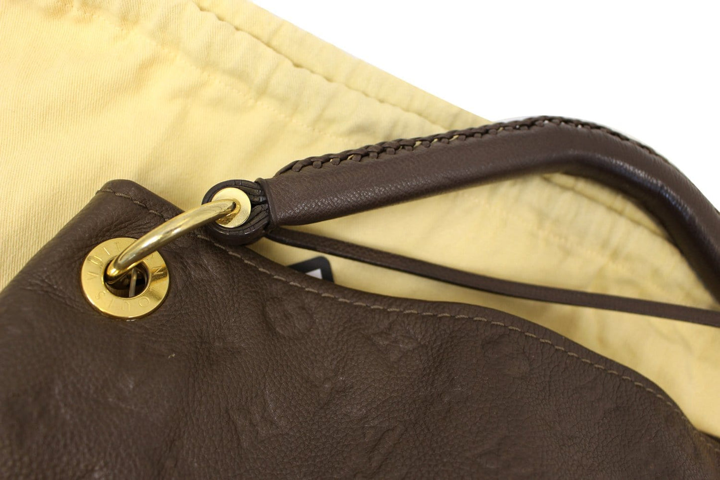 LOUIS VUITTON Artsy MM Empreinte Leather Terre Shoulder Bag