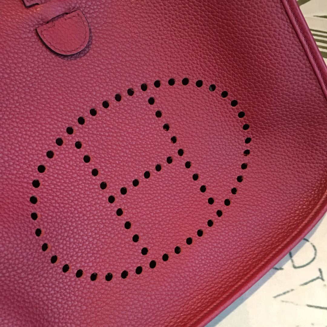 Top Quality Evelyne III PM Bag Burgundy For Women SiTop Qualityer Toned Hardware 11.8in/30cm