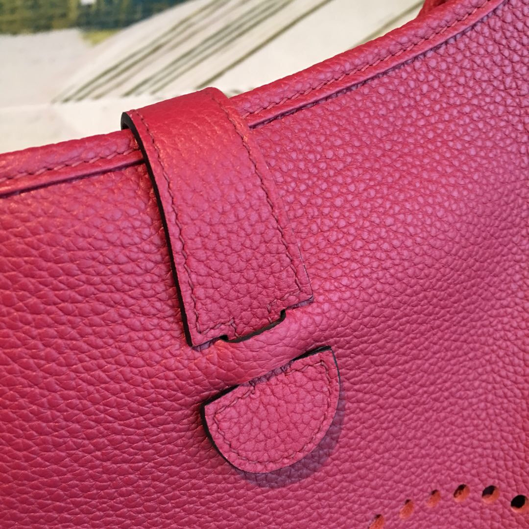 Top Quality Evelyne III PM Bag Burgundy For Women SiTop Qualityer Toned Hardware 11.8in/30cm
