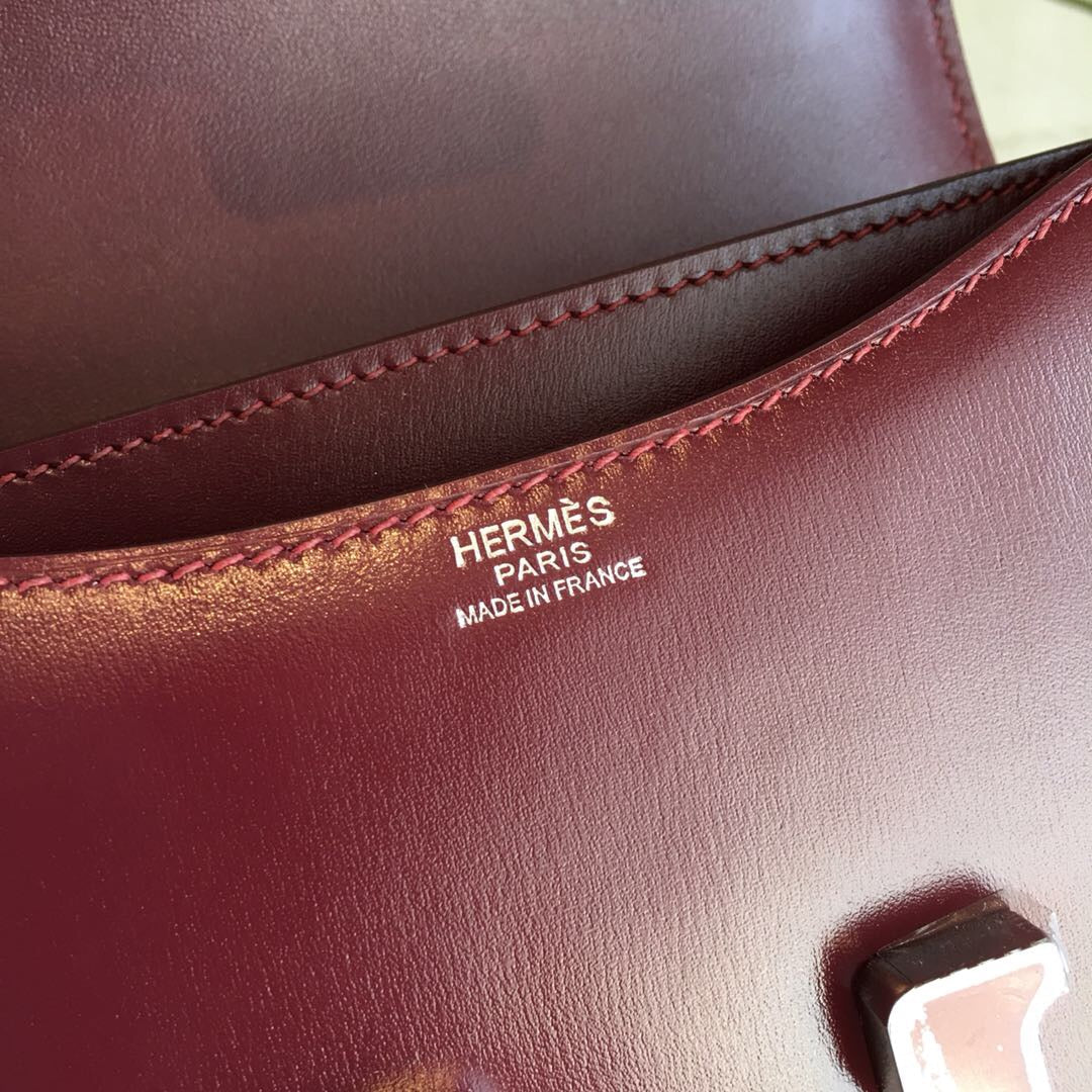 Top Quality Constance Burgundy For Women SiTop Qualityer Toned Hardware 7.4in/19cm