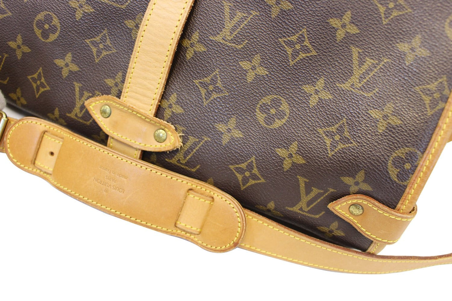 LOUIS VUITTON Monogram Canvas Saumur 30 Shoulder Bag