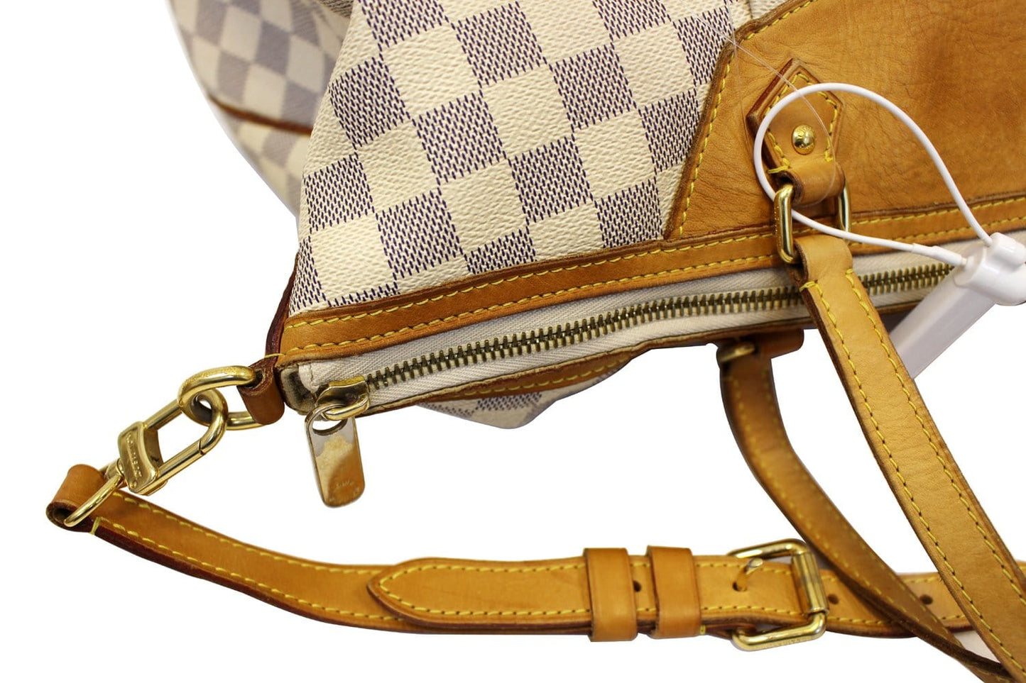 LOUIS VUITTON Damier Azur Siracusa GM Shoulder Handbag