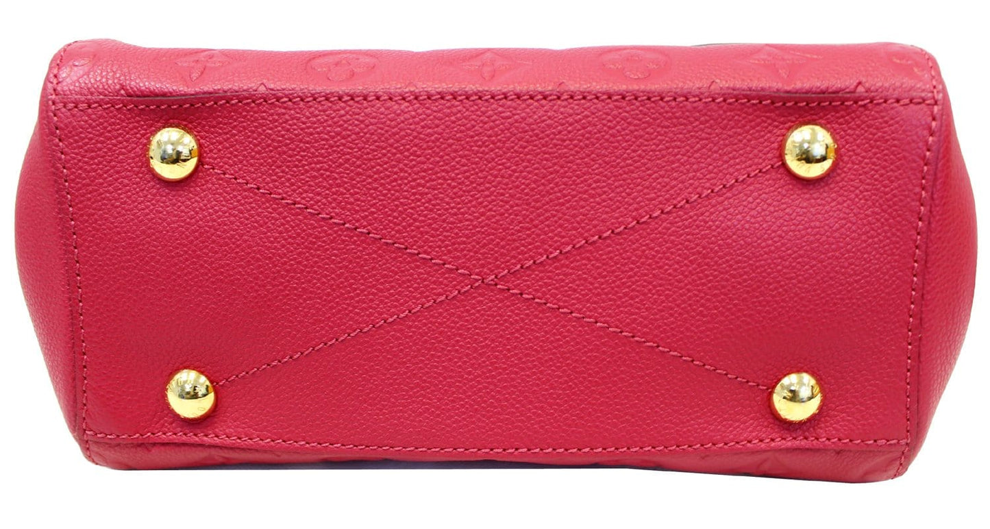 LOUIS VUITTON Dahlia Empreinte Leather Montaigne BB Shoulder Bag