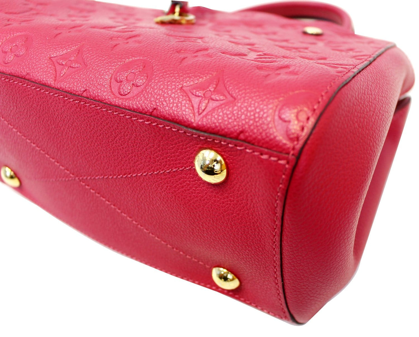 LOUIS VUITTON Dahlia Empreinte Leather Montaigne BB Shoulder Bag