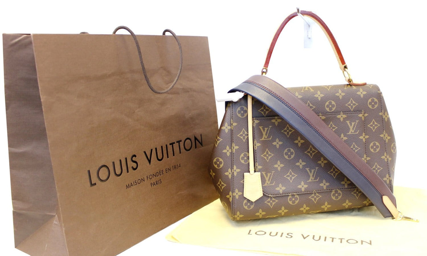 LOUIS VUITTON Monogram Canvas Cluny MM Shoulder Bag