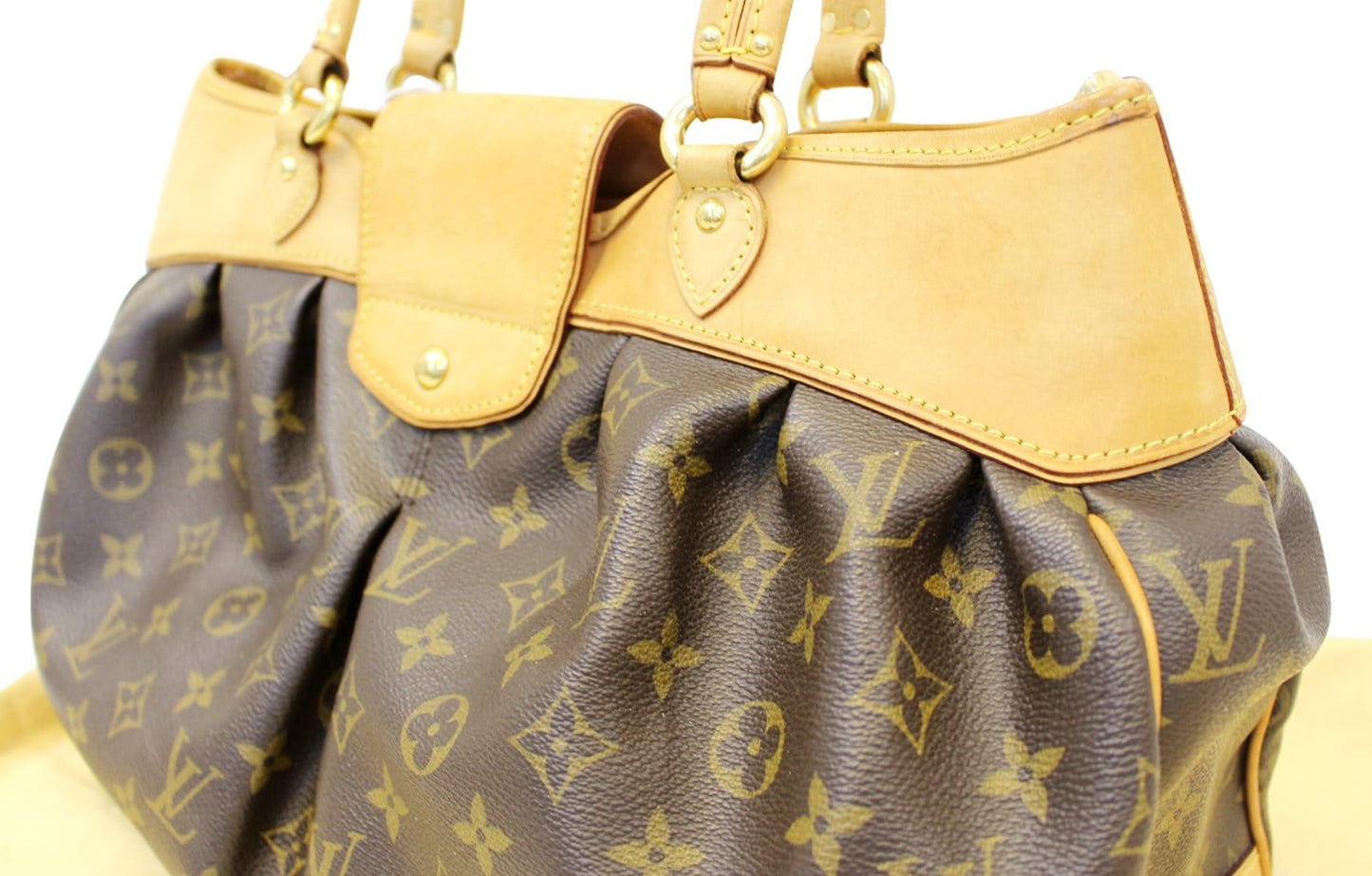 Louis Vuitton Monogram Canvas Boetie MM Shoulder Handbag