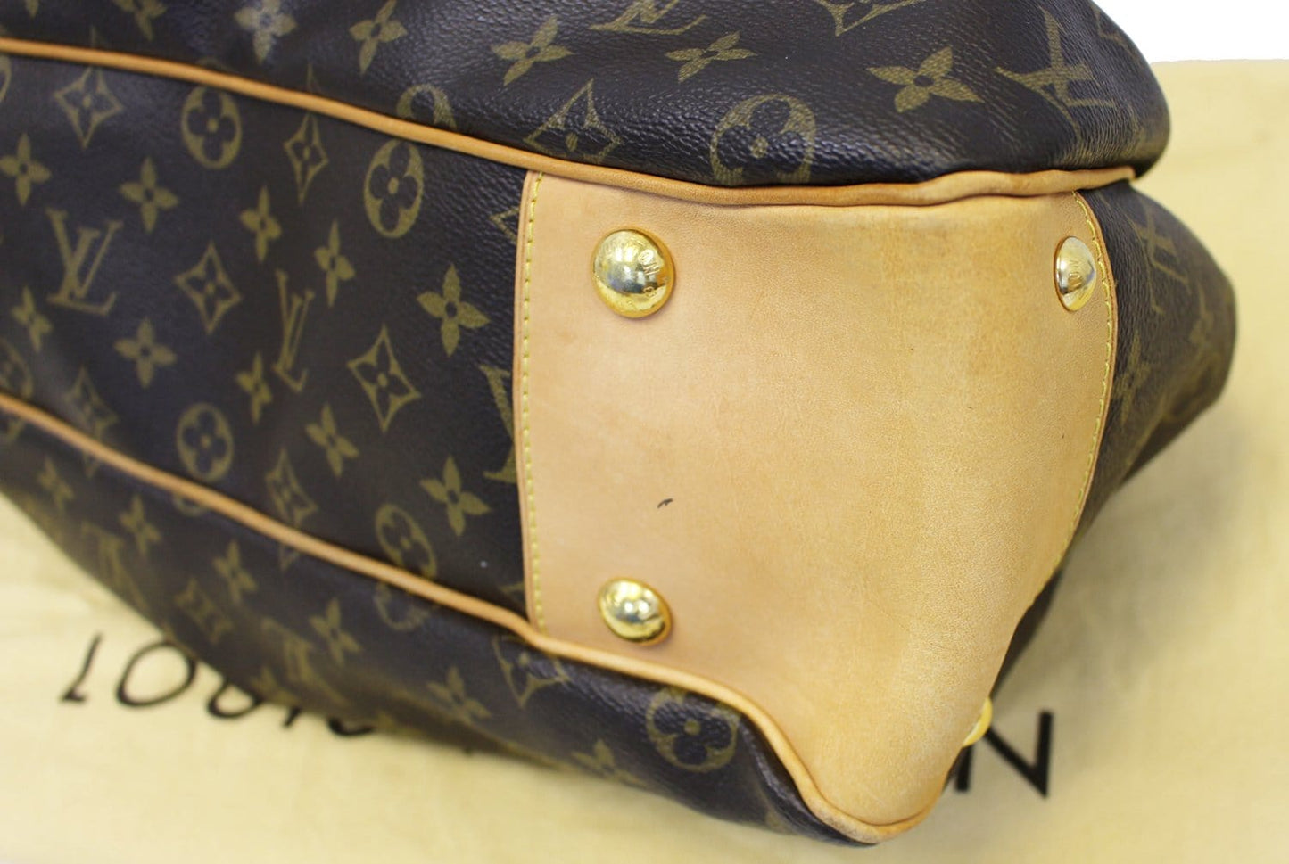 Louis Vuitton Monogram Canvas Boetie MM Shoulder Handbag