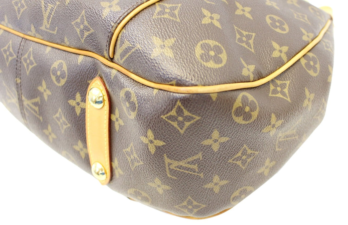 LOUIS VUITTON Monogram Galliera PM Brown Shoulder Handbag