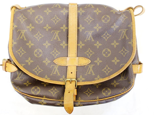 LOUIS VUITTON Monogram Canvas Saumur 30 Shoulder Bag