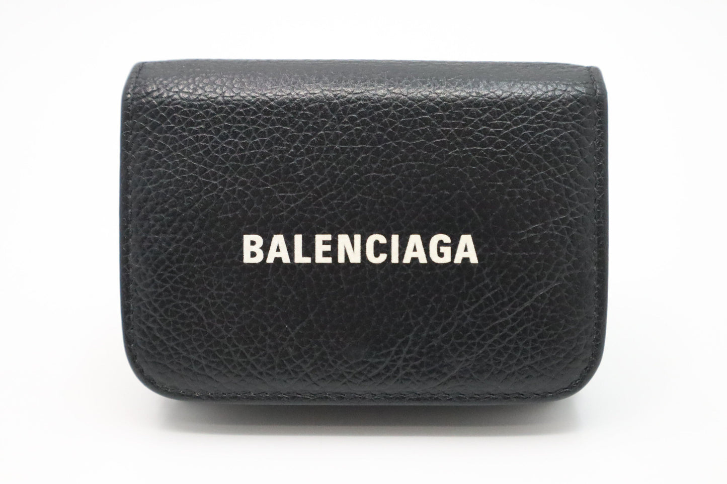 Balenciaga Compact Wallet in Black Leather